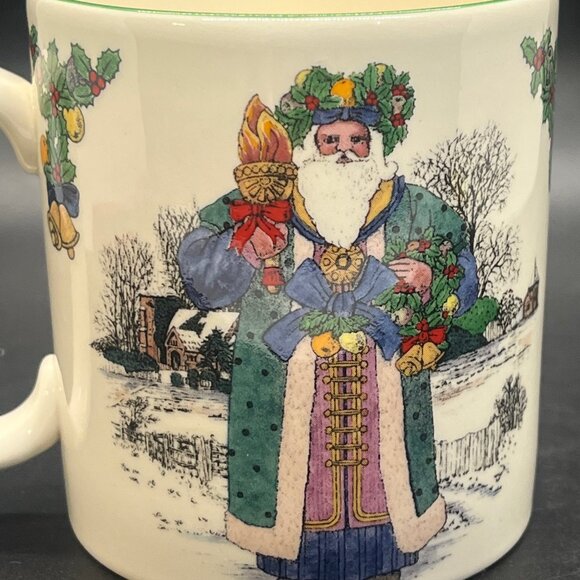 Spode Collectible British Santa Around the World Mug England First In Series Mug - Picture 2 of 9